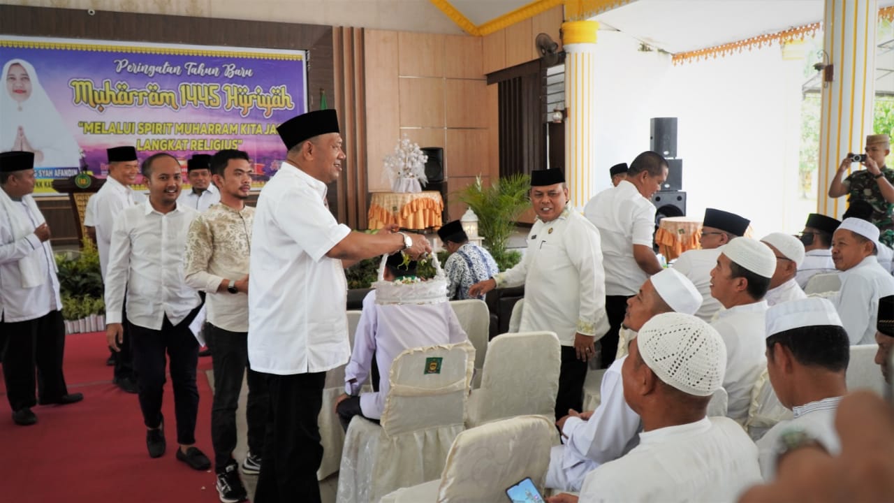 Peringati Tahun Baru Muharram 1445 H, Jamaah Haji Doakan Syah Afandin Pimpin Langkat