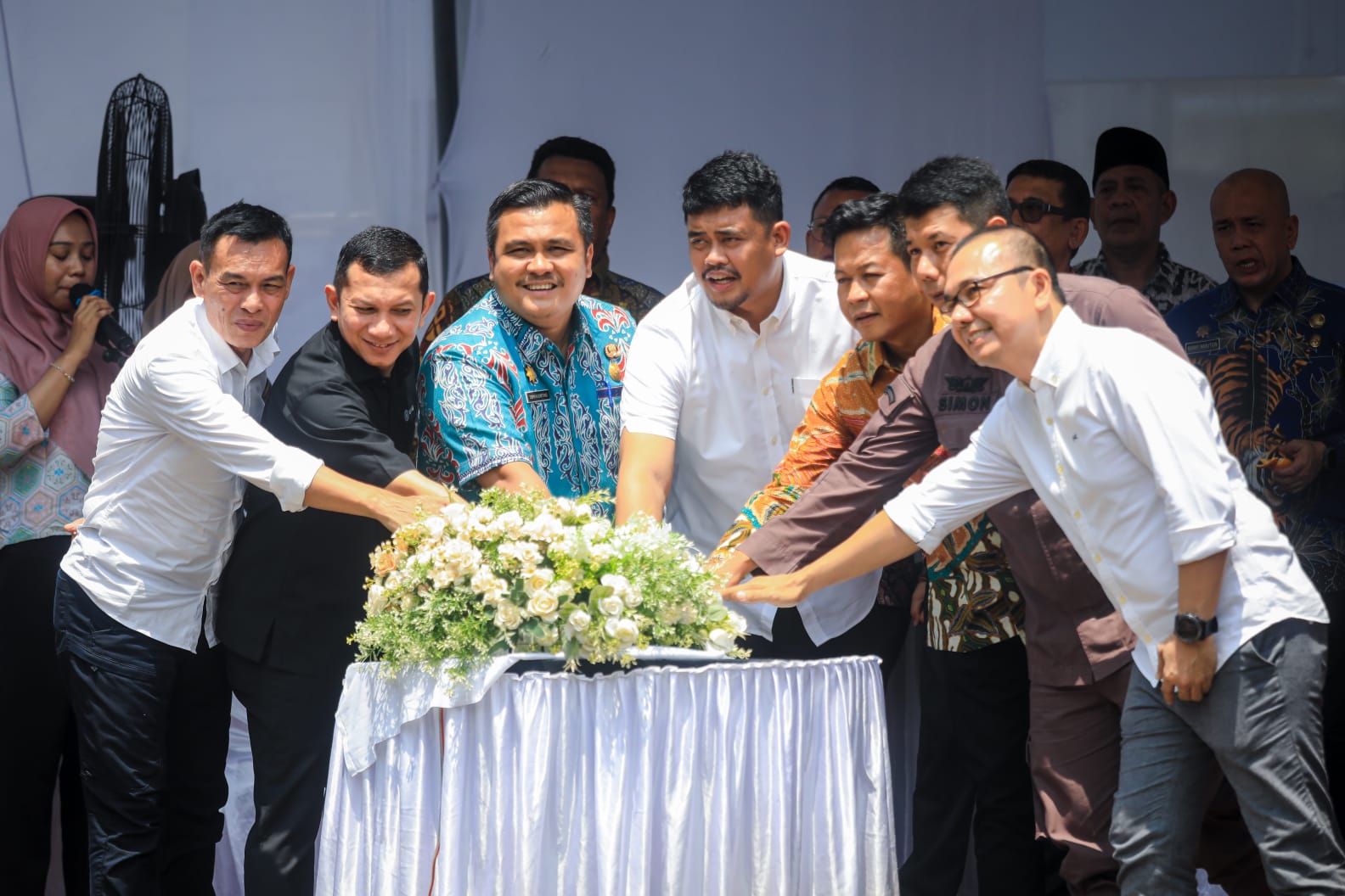 Rektor USU Sambut Baik, Bobby Nasution Groundbreaking Pembangunan Kolam Retensi