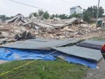 7 Bangunan Ruko di Hamparan Perak Roboh, Kerugian Miliaran Rupiah