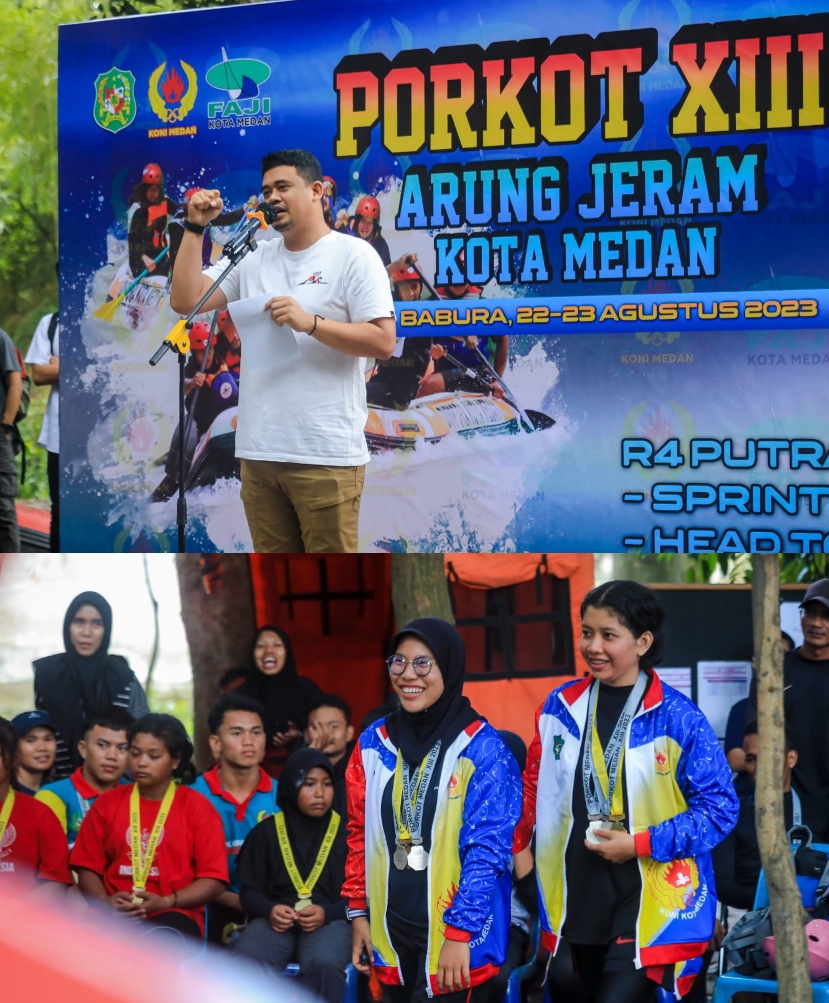 Raih Emas di Porkot XIII, 2 Atlet Arung Jeram Diberi Beasiswa oleh Wali Kota Medan