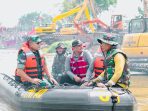 Kasad Jenderal Dudung Abdurachman dan Bobby Nasution Susuri Sungai Deli