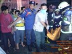 1 Orang Tewas Kebakaran Ruko di Jalan Wahidin
