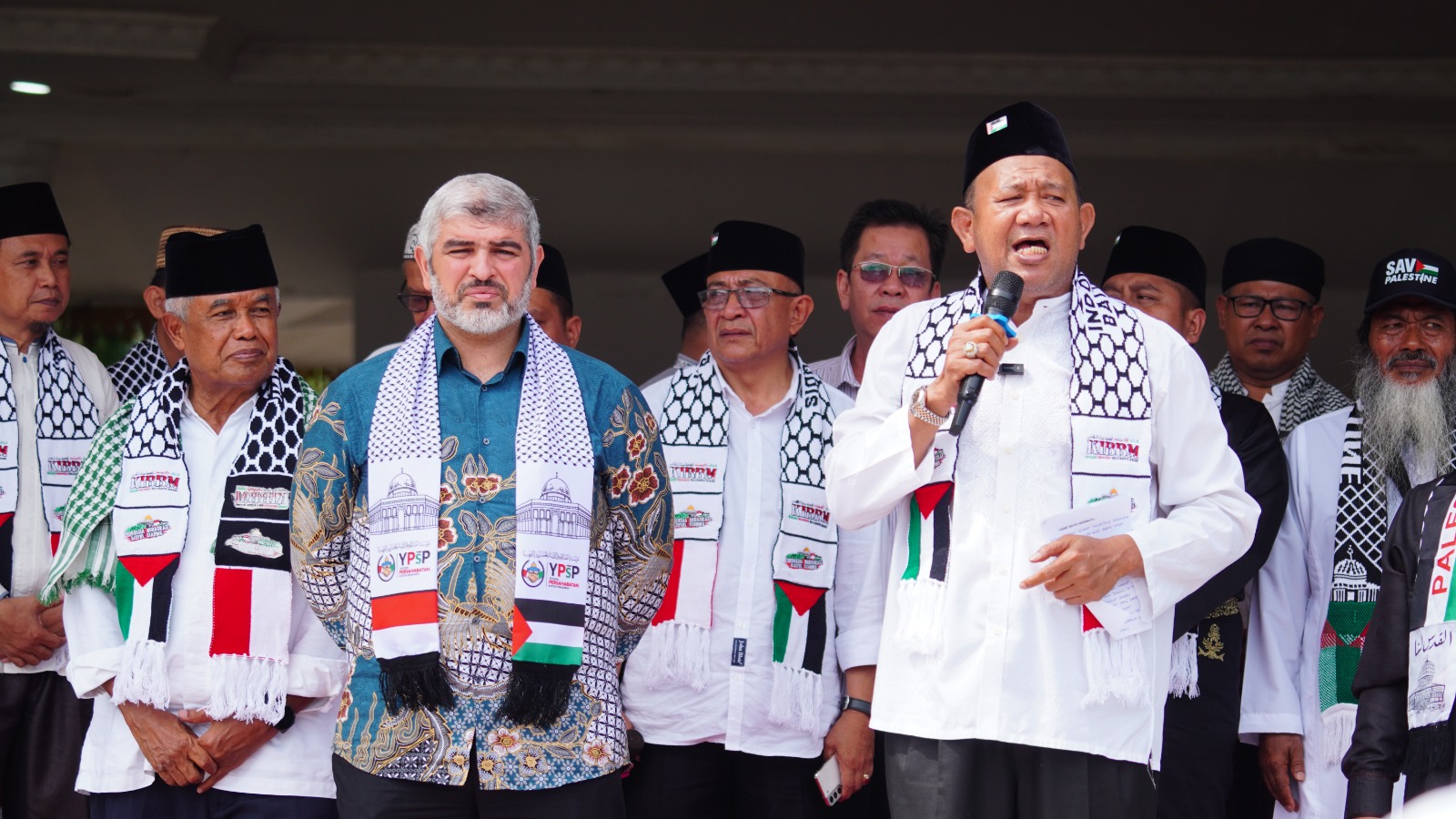 20 Ribuan Masyarakat Langkat Peduli Palestina, Syah Afandin: Israel Laknatullah