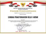 Lapas Kelas I Medan Raih Penghargaan P2HAM Tahun 2023