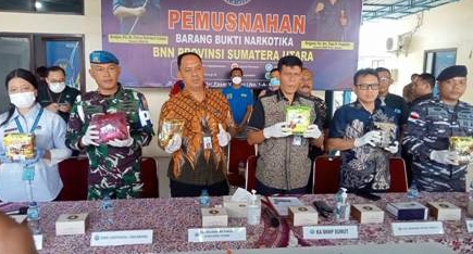 BNNP Sumut Musnahkan 7 Kg Sabu dari Tangkapan Pemasok, Dua Kali Lolos Ditangkap