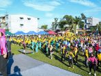 Ribuan Masyarakat Marelan Jalan Santai dan Senam Kolaborasi bersama Bobby Nasution