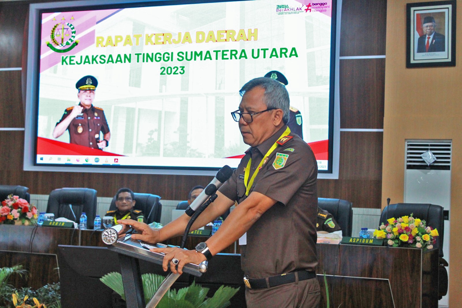 Rakerda Kejati Sumut 2023, Idianto Ajak Jajaran Netral dan Bijak Dalam Bermedsos