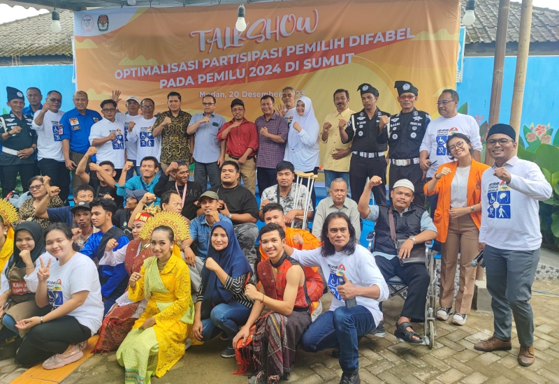 PPDI Sumut: Penyandang Disabilitas Masih Sulit Gunakan Hak Pilih