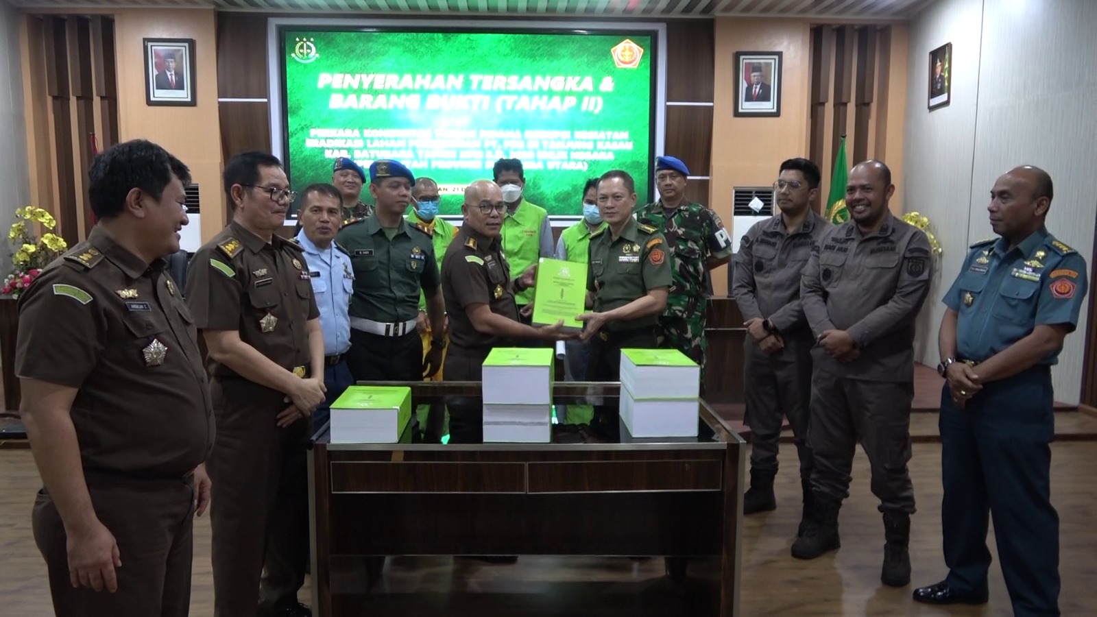 Pidmil Kejati Sumut Tahap II Perkara Dugaan Korupsi Eradikasi Lahan PT PSU Rp50,4 Miliar
