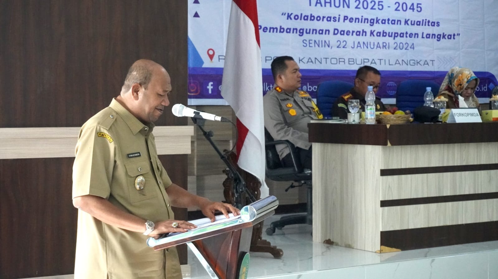 Plt. Bupati Langkat Buka RKPD dan RPJMD 2025-2045