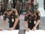 Bertekad Raih Predikat ZI WBK dan WBBM 2024, Kejari Medan Gelar Apel Deklarasi