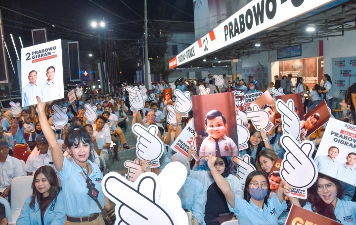 Elektabilitas Prabowo - Gibran Tembus 50,2%, Kemenangan Satu Putaran Semakin Dekat