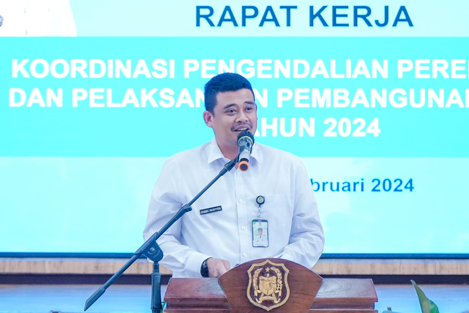 Pesan Bobby Nasution: Perencanaan dan Pekerjaan Fisik Jangan Dilakukan pada Tahun yang Sama
