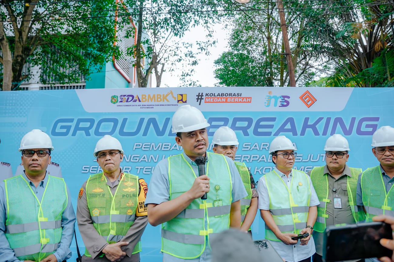 Tanpa APBD, Bobby Nasution Resmikan Pembangunan SJUT Sepanjang 71.265M di 31 Ruas Jalan