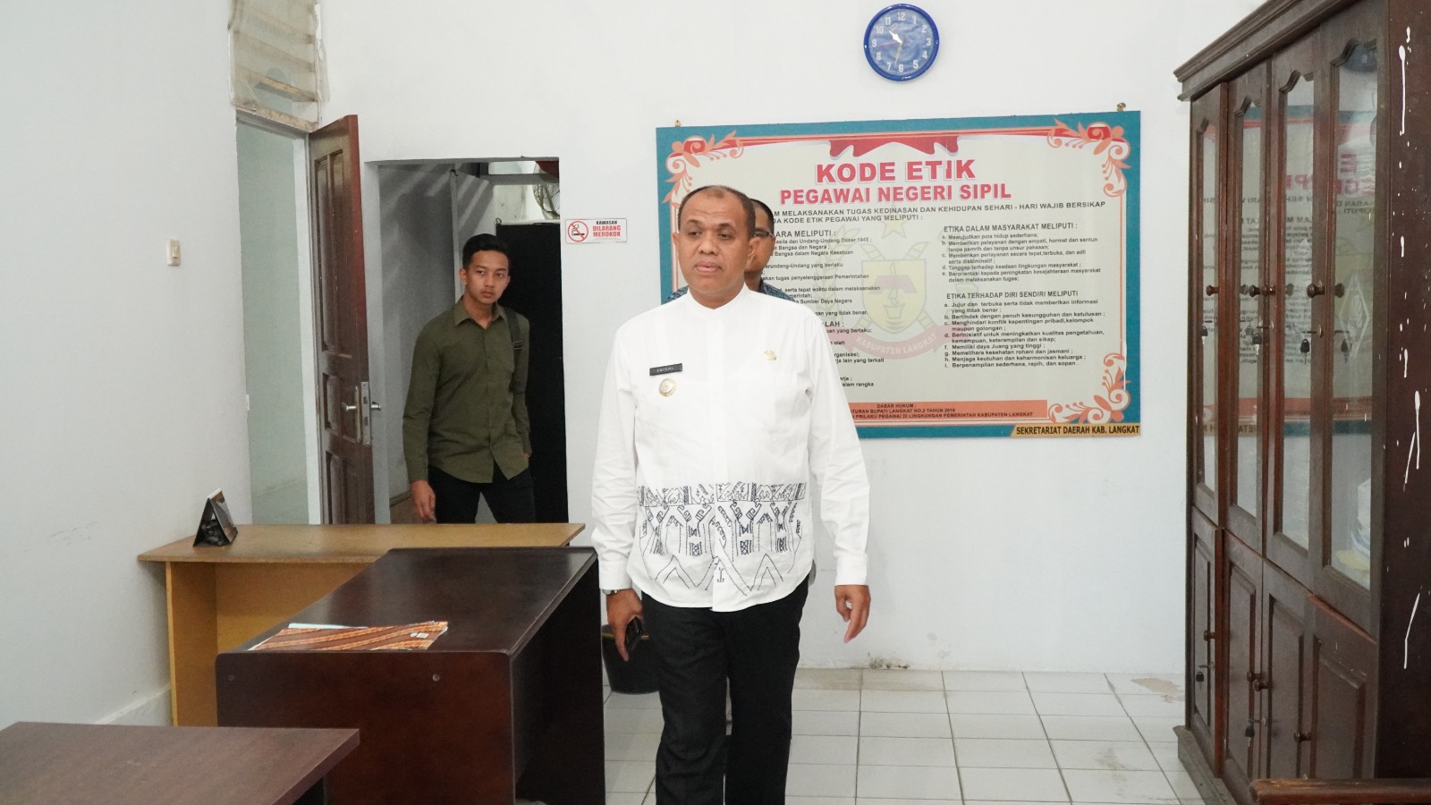 Pj. Bupati Langkat Sidak Ruangan Kabag di Setdakab