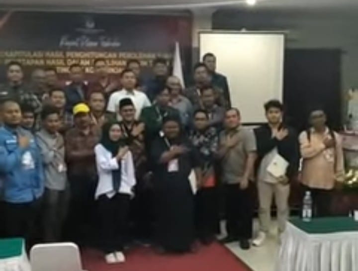 Rapat Pleno KPU kota Binjai Berakhir Hingga Dini Hari