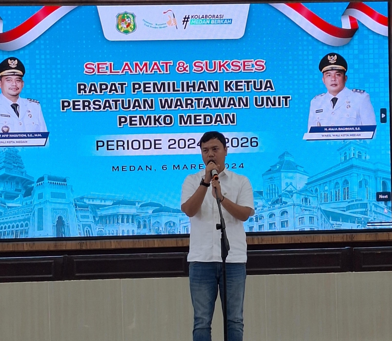 Secara Aklamasi, Syaifullah Defaza Kembali Pimpin Persatuan Wartawan Pemko Medan