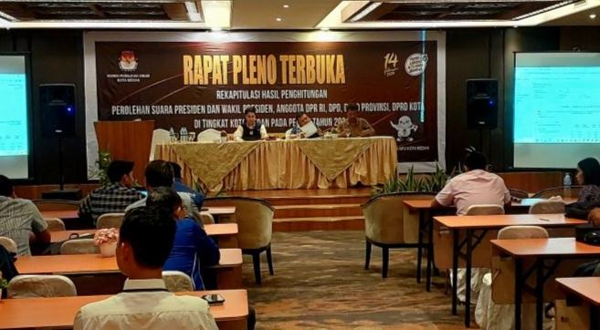 Ini Nama-nama Caleg Raih Kursi di DPRD Medan, Hasil Pleno KPU