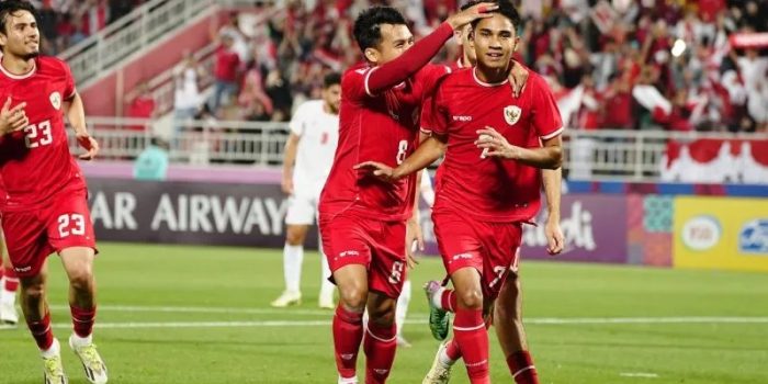 Babak I, Indonesia unggul 2-0 atas Jordania