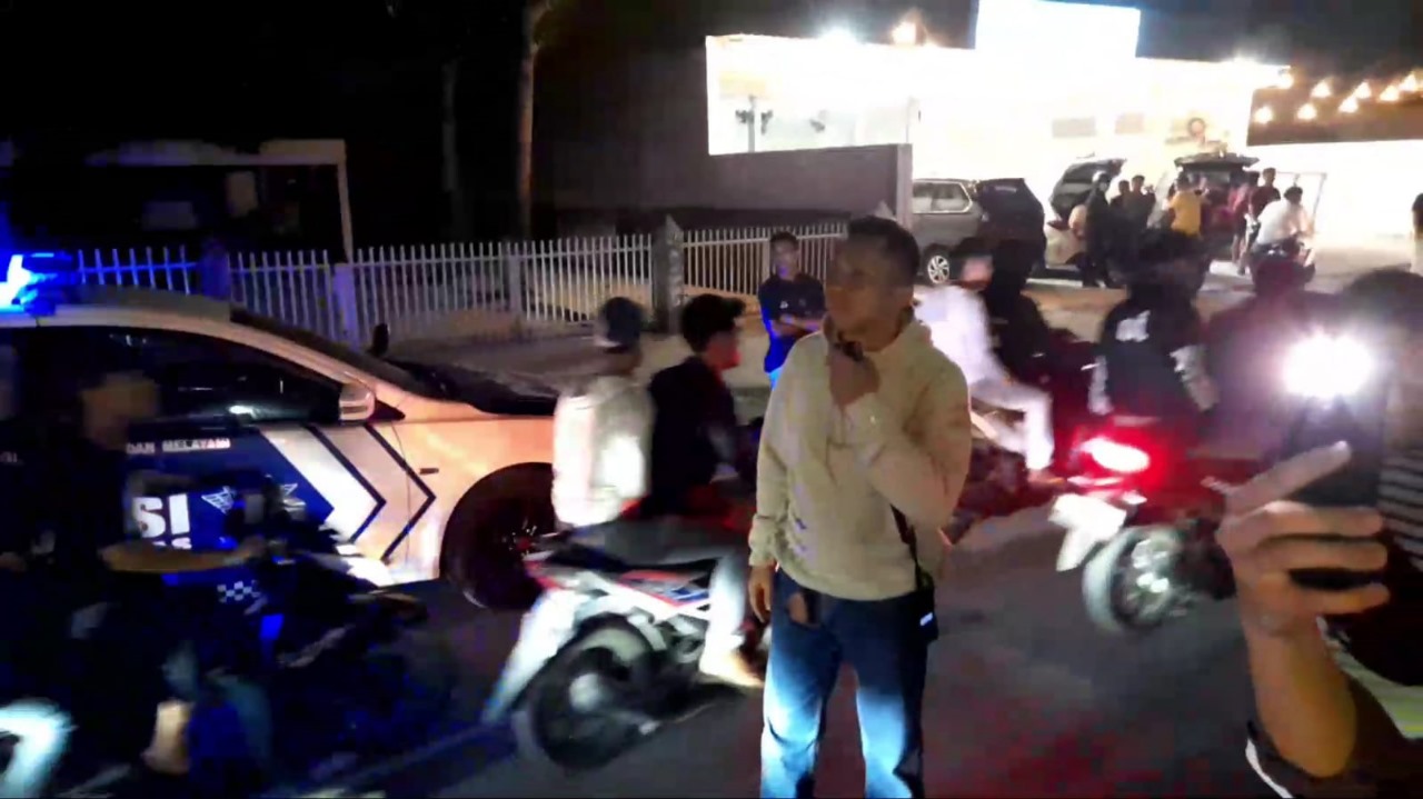 Antisipasi Gangguan Kamtibmas, Kompol Yayang Bubarkan SOTR di Jalan Sampul