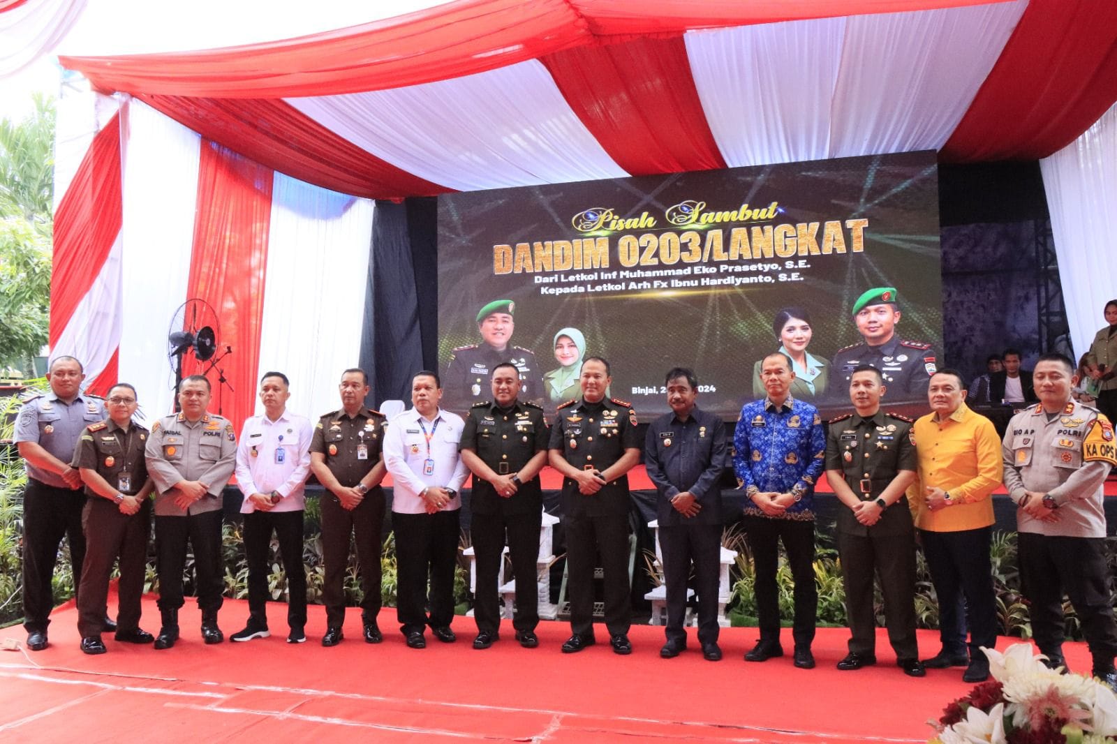 Hadiri Sertijab Dandim 0203/Lkt, Wali Kota Binjai: Kekompakan Forkopimda Terus Terjaga