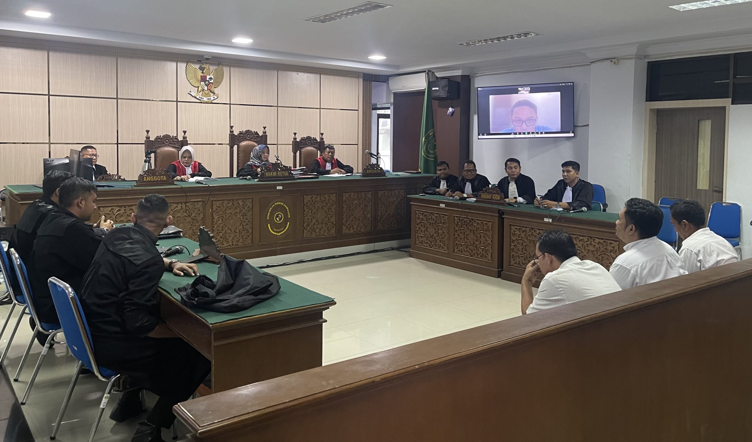 Tiga Terdakwa Korupsi Pembangunan Puskesmas Aceh Besar Dituntut 18 Bulan Penjara