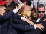 Donald Trump Ditembak Usai 6 Menit Pidato Kampanye Pilpres AS 2024
