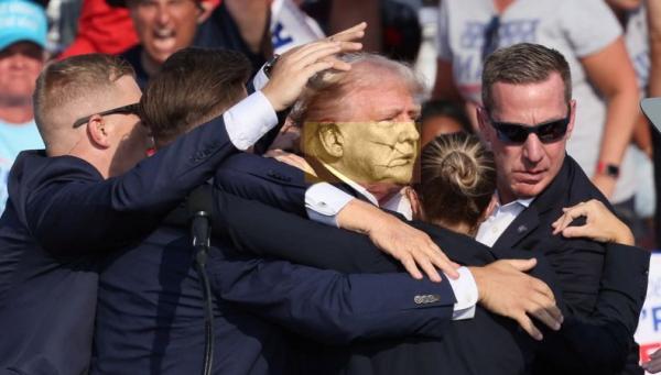 Donald Trump Ditembak Usai 6 Menit Pidato Kampanye Pilpres AS 2024