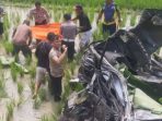 Enam Orang Tewas Mobil Ditabrak Kereta Api di Lubuk Pakam