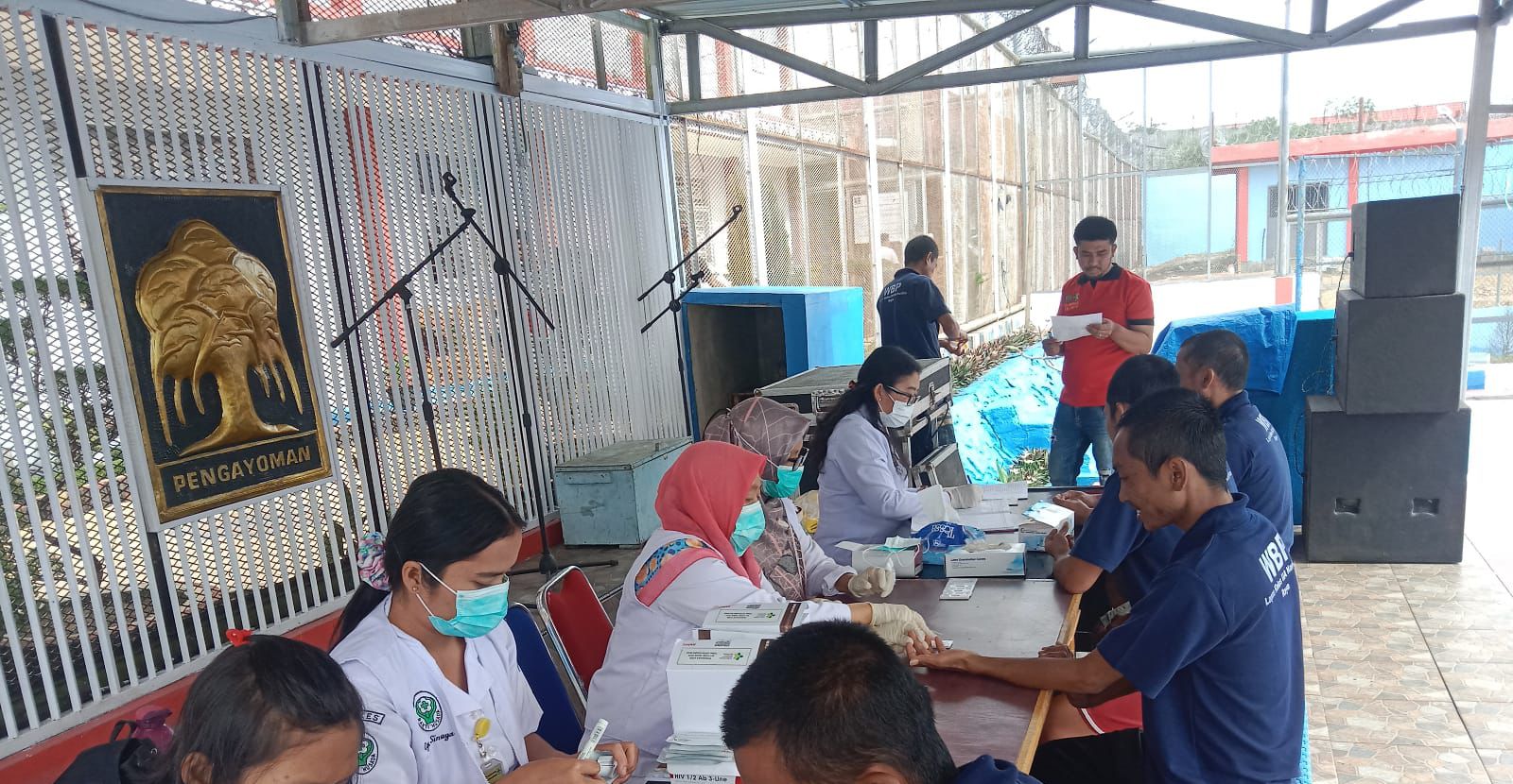 Lapas Narkotika Siantar Beri Pelayanan Gratis Skrining TBC, HIV/AIDS dan Spilis Warga Binaan