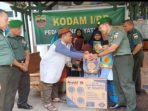 Bintaljarahdam Kodam I BB Baksos ke 6 Panti Asuhan