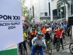 PB PON dan DPRD Sumut Gelar Funbike Sosialisasikan PON XXI 2024