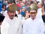 Amir Hamzah-Hasanul Jihadi dan Ratusan Pendukung Jalan Kaki Daftar ke KPU Binjai