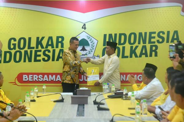 Golkar Rekomendasikan Pasangan Asri Ludin Tambunan-Lom Lom Suwondo di Pilkada Deli Serdang
