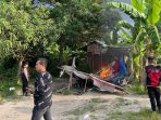Polisi Bakar 20 Barak Narkoba Pekan Jumat Desa Percut, Tiga Orang Ditangkap