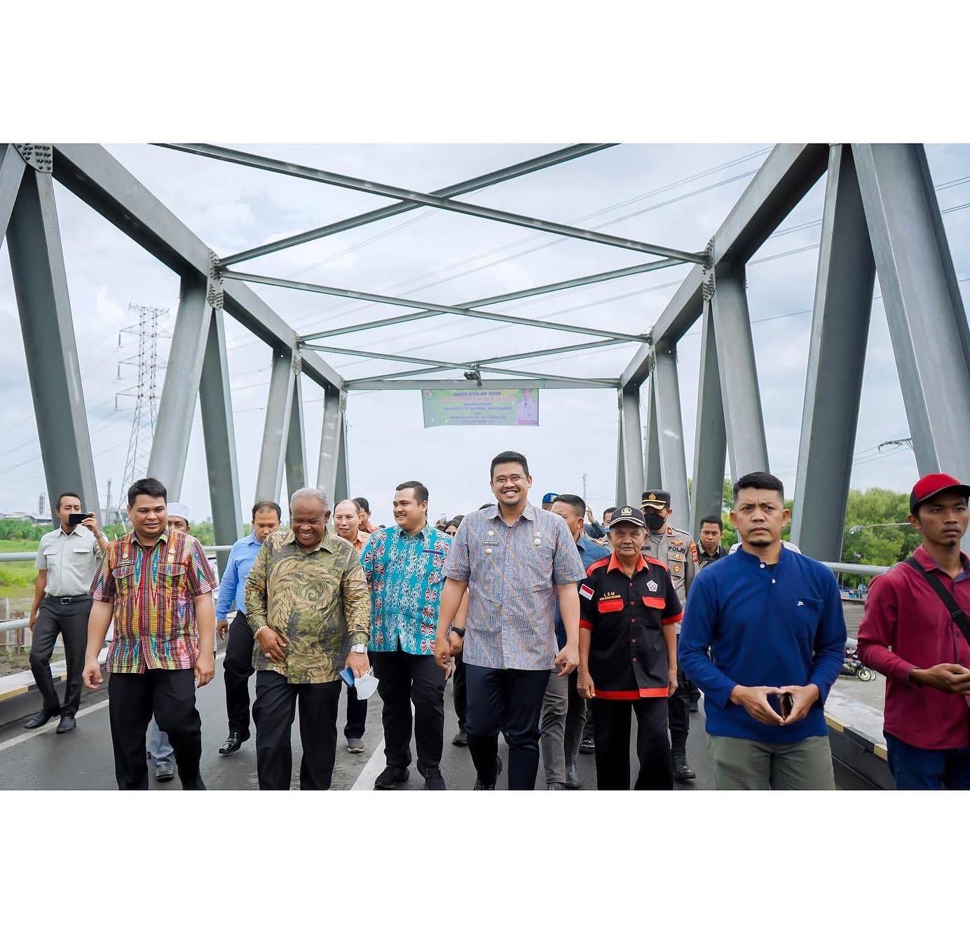 Pekerjaan Jembatan Sicanang Tuntas di Tangan Bobby Nasution, Sempat Gagal 4 Kali