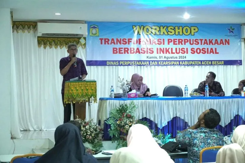 60 Pustakawan Gampong Aceh Besar Dibekali Perpustakaan Berbasis Inklusi Sosial