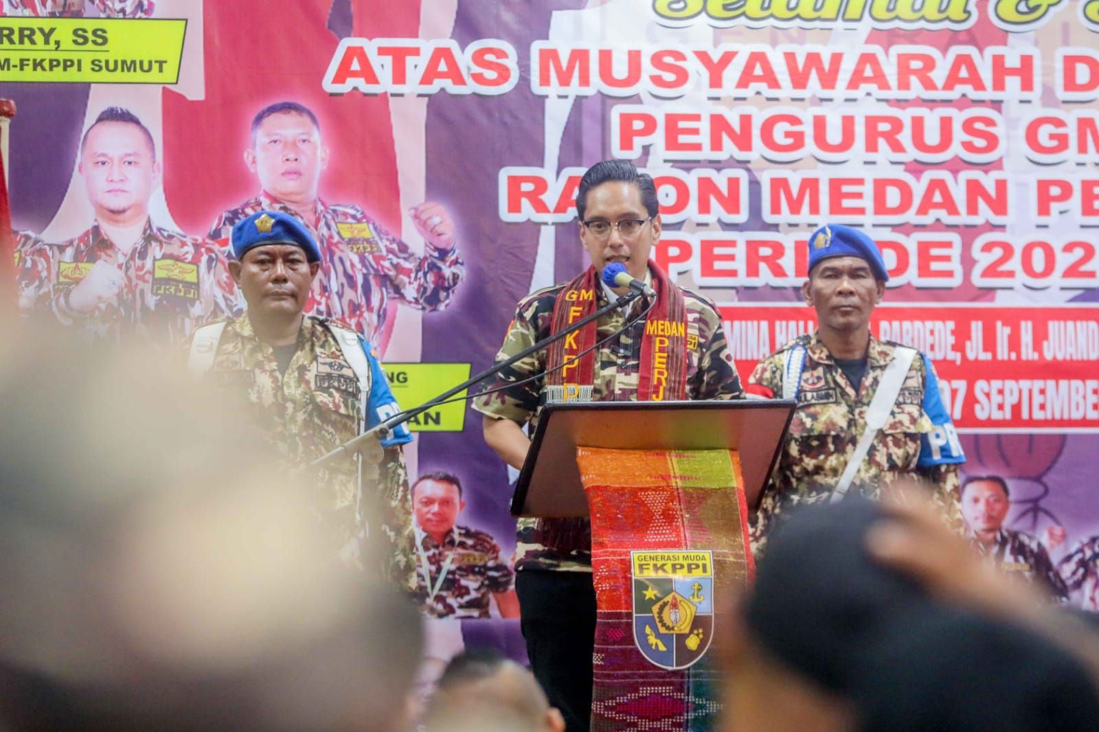 Hadiri Pelantikan Rayon Medan Perjuangan, Rico Waas: GM-FKPPI Harus Jadi Buah Hati Masyarakat