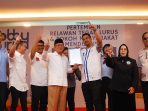 Puluhan Elemen Relawan Tegak Lurus Deklarasi Dukung Bobby-Surya