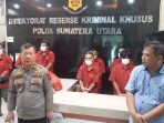 Polda Sumut Tangkap 8 Pencuri dan Penadah Brondolan Sawit di Langkat