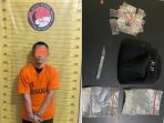 Polres Binjai Tangkap Mantan Napi, Simpan Sabu Dalam Rak TV