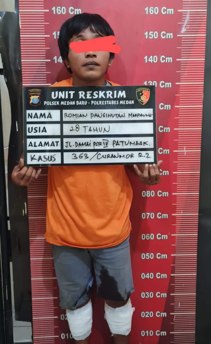 Polisi Tembak Kedua Kaki Pelaku Pencurian Honda Scoopy di Jalan Wahid Hasyim