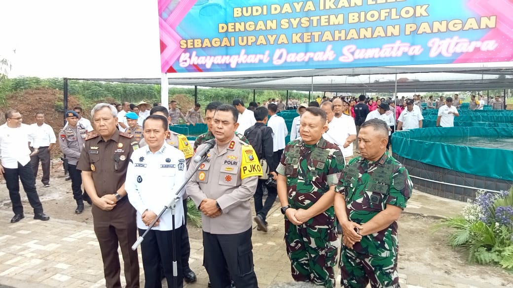 Polda Sumut Sukseskan Swasembada Pangan Siapkan 50 Ha Lahan untuk Ditanam