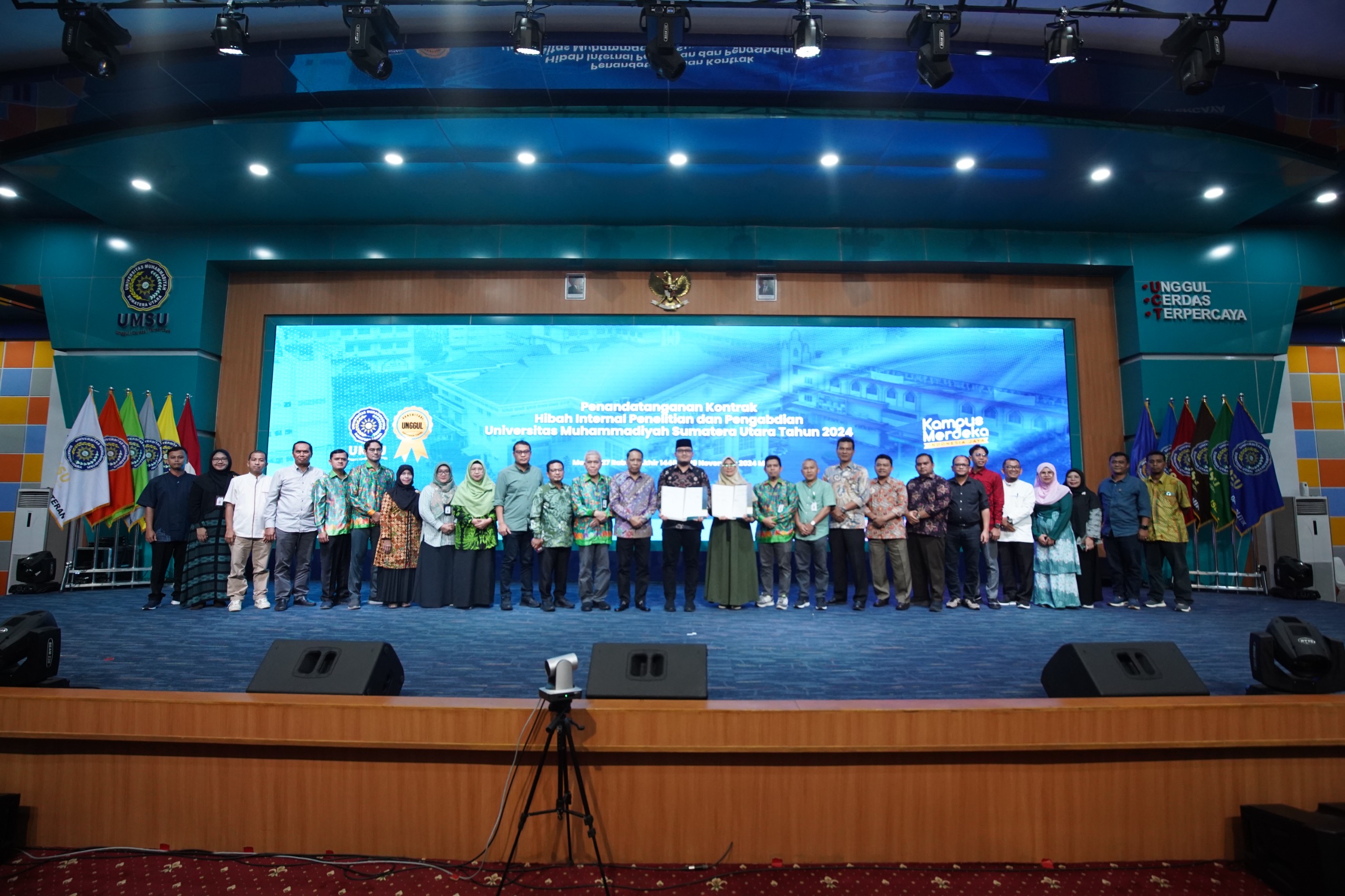Tandatangan Kontrak Hibah Internal Penelitian dan Pengabdian 2024, UMSU Kucurkan Rp1,8 M