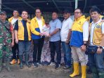 Kodim 0203/Lkt Serahkan Bantuan Logistik ke BPBD Binjai Untuk Korban Banjir
