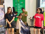 Pangkas Gratis Ramaikan Pameran Motoplex In Action Medan
