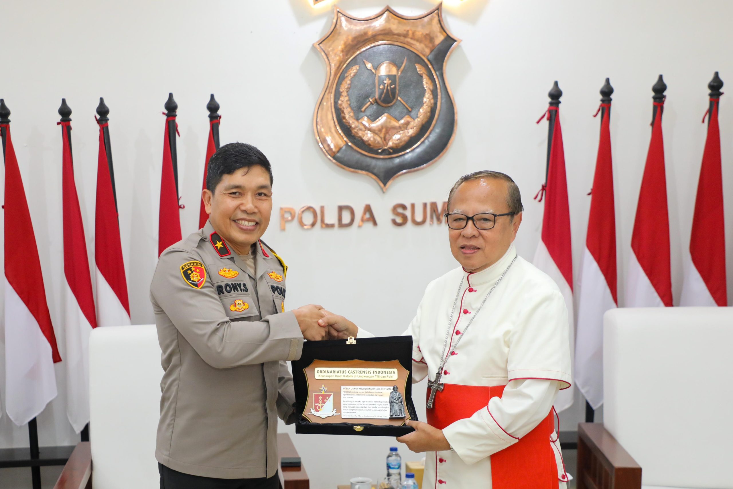 Sambut Keuskupan Katolik TNI-Polri, Polda Sumut: Berikan Ruang Ibadah Bagi Semua Agama