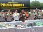 Sepekan, Polda Sumut Ungkap 98 Kasus Narkoba dan Tangkap 131 Tersangka