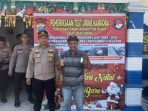 Polres Labusel Test Urine Sopir Angkutan