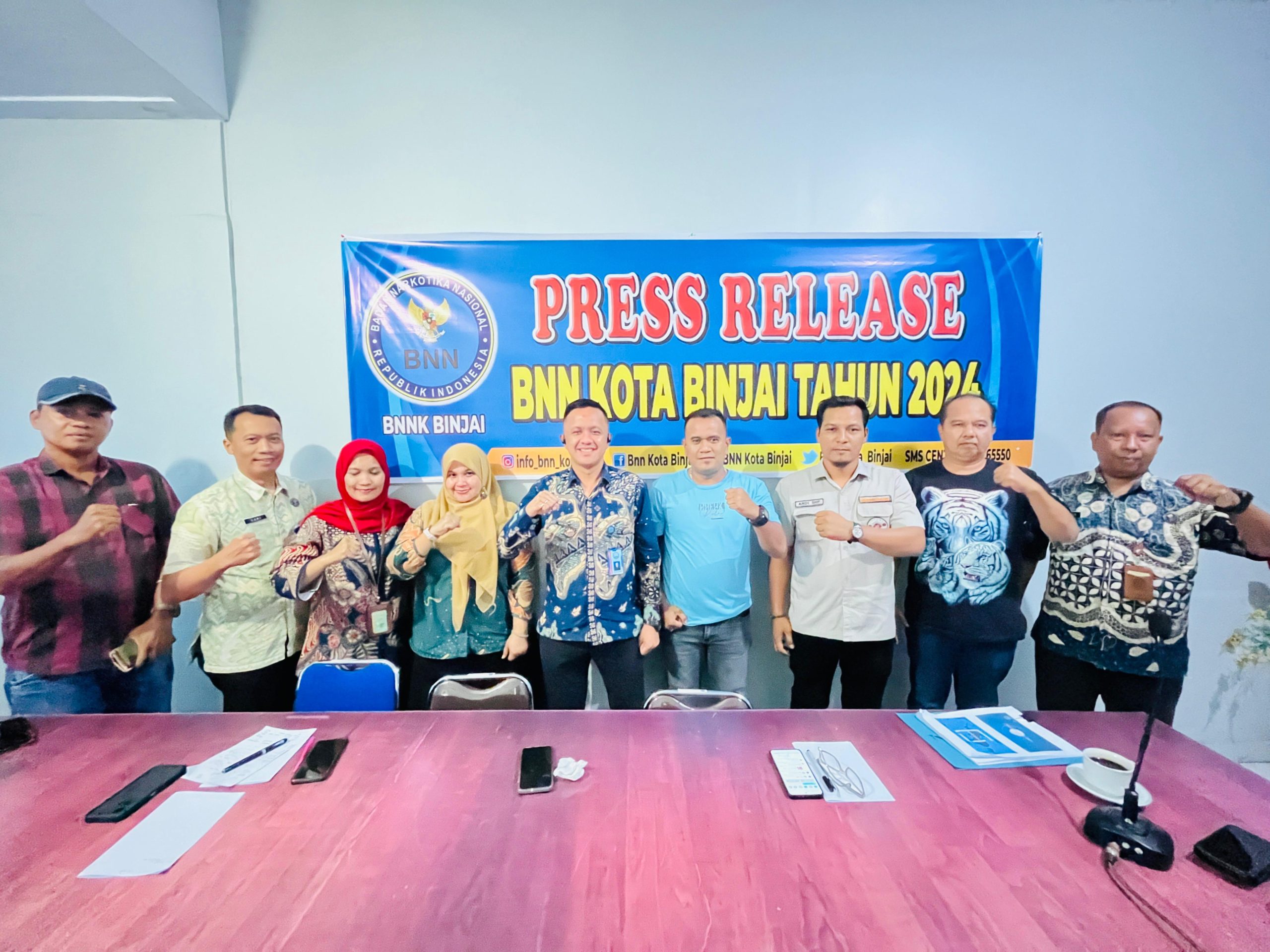 BNN Kota Binjai Ungkap Hasil Kerja di Tahun 2024